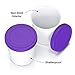 BALCI - Premium Ice Cream Containers (2 Pack - 1 Quart Each) Perfect Freezer Storage Tubs with Lids for Ice Cream, Sorbet and Gelato! - Purple