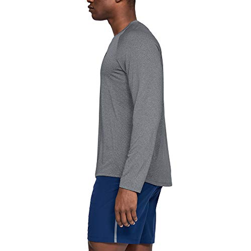 Under Armour Under Armour Men's Tech 2.0 Novelty Long Sleeve T-shirt, Pitch Gray (012)/Black, Large