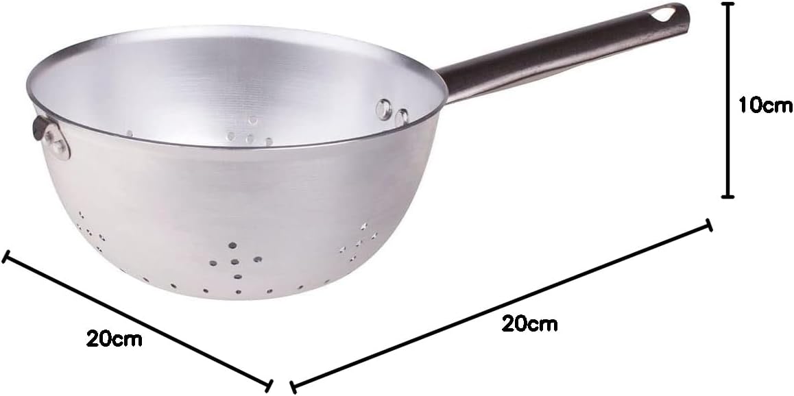 Pentole Agnelli Professional Aluminium 3 Mm. Spherical Colander, Diameter 20 Cm.