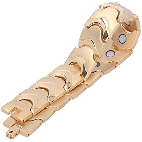 Pulseira de emagrecimento opcional de 2 cores, linda pulseira de terapia magnética feminina para alí
