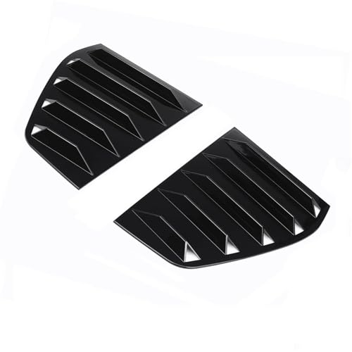 Compatible With VW Golf MK6 MK7 MK7.5 Rear Window Shutter Cover Trim Window Louver Side Vent Trim 6 7 7.5 8 GTI GTD GTE R R-Line