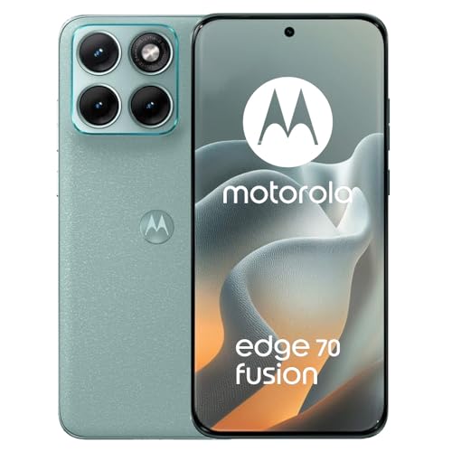 Image of Motorola Edge 70 Fusion 5G (Pantone Blue Surf, 8GB RAM, 256GB Storage) | Snapdragon 7s Gen 4 Processor | 50MP Sony LYTIA Camera | 6.78 inch 144Hz AMOLED Display | 7000mAh Battery | 68W Fast Charging
