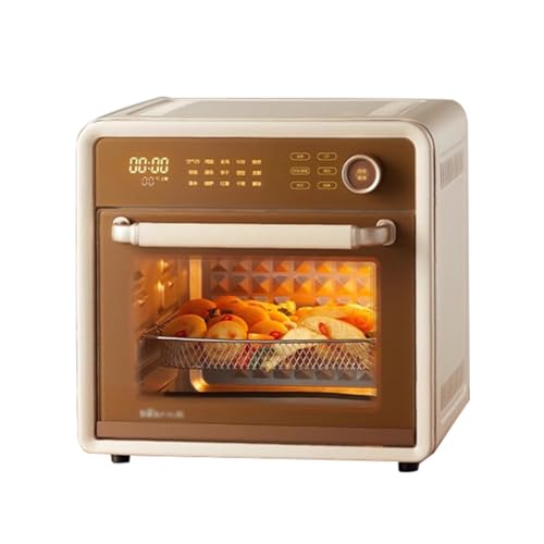 Easnuroz 18L Household Air Fryer Gran Visual Inteligente Multifunción Horno Eléctrico Mango Abatible, Menú De Pantalla Táctil, Control Inteligente De La Temperatura