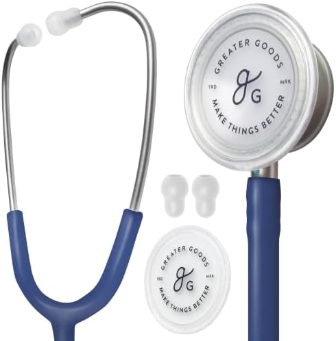 Greater Goods Dual-Head Stethoscope for Nurses, Medical Students & EMTs