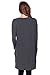 Alexander + David A+D® Womens Lightweight Crewneck Sweater Dress with Side Pockets