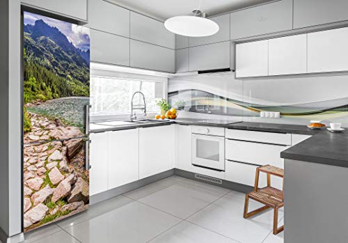 Autocollant frigo Marine oeil Tatry pour transformer l'ambiance de votre cuisine ouverte - 3