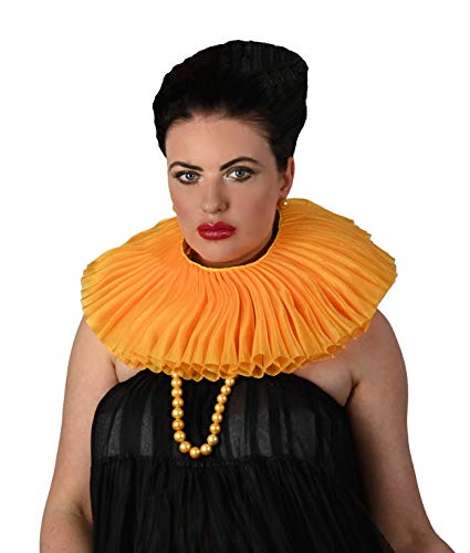 Tour de cou large en organza pour soirée Renaissance et cosplay