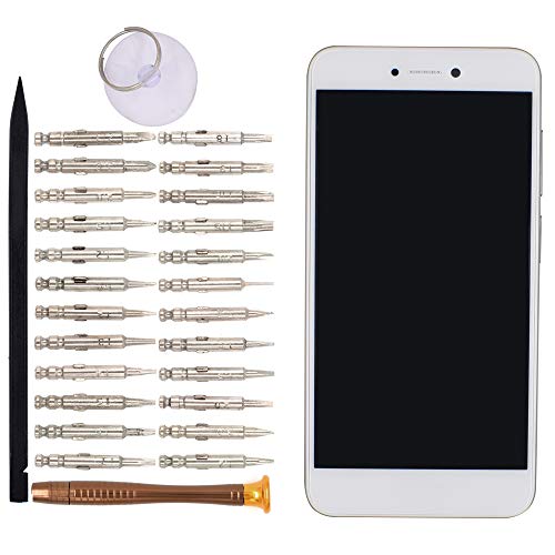 Image of LCD Screen Display Digitizer Touch Panel with Frame Screen Replacement for Huawei P8 Lite 2017 Huawei P9 Lite 2017 Honor 8 Lite Huawei Nova Lite Huawei GR3 2017(White)