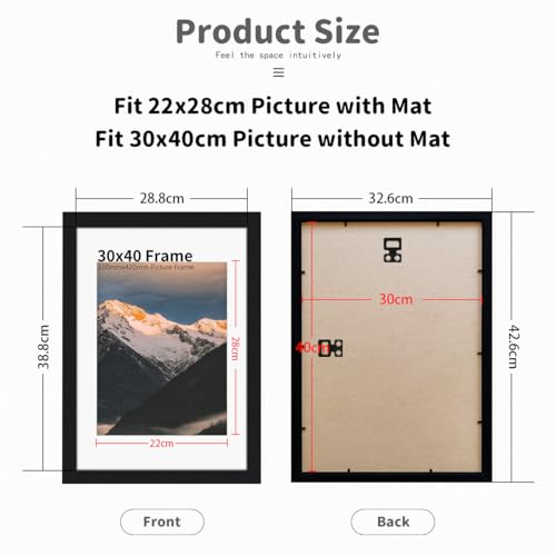 30x40 cm Frame, Photo Frames for 30x40 cm Pictures - Image 2