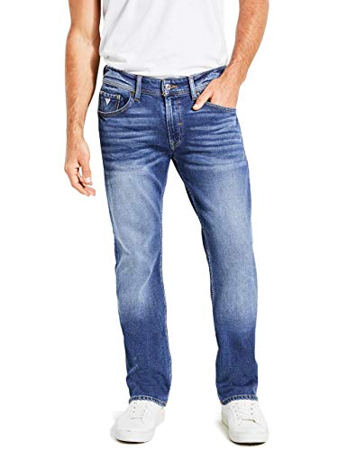 GUESS Men's Regular Straight Jeans
