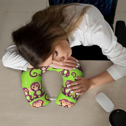 Almohada de poliéster negra para cuello y hombros miniatura 7