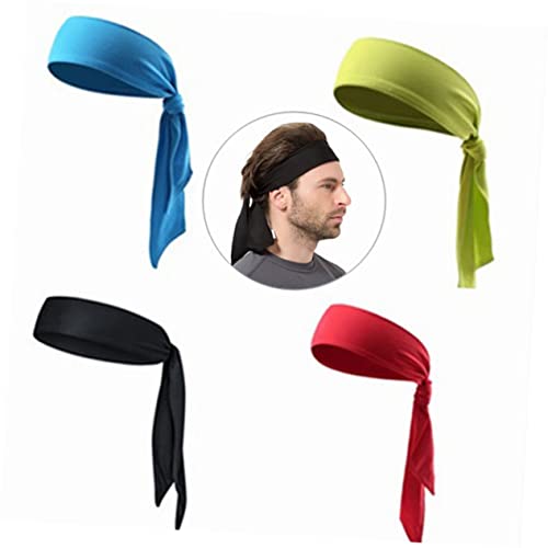 BESPORTBLE 2 Peças Faixa Esportiva Gravata Azul Faixa Esportiva Azul Faixa De Cabeça Masculina Grava