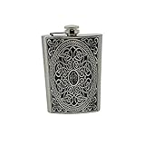 8oz Celtic Design Flask