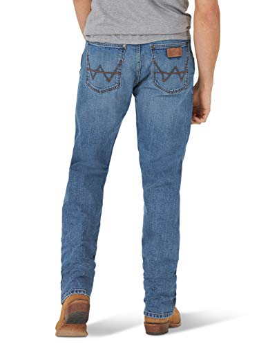 Image of Wrangler Men's Retro Slim Fit Straight Leg Jean