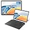FUNYET 2 en 1 Laptop, portátil con Win11 de 14 Pulgadas, procesador N100 Notebook, 16 GB de RAM + 512 GB de SSD, escáner de Huellas Dactilares y Teclado retroiluminado Laptop