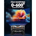 TECKNET VR Headset for Phone, Virtual Reality Headsets with HD 110°FOV Anti-Blue Light Lenses & Adjustable Gears, 3D VR Headset for Kids Compatible iPhone Samsung Android 4.7-7.2" - Black - Image 3