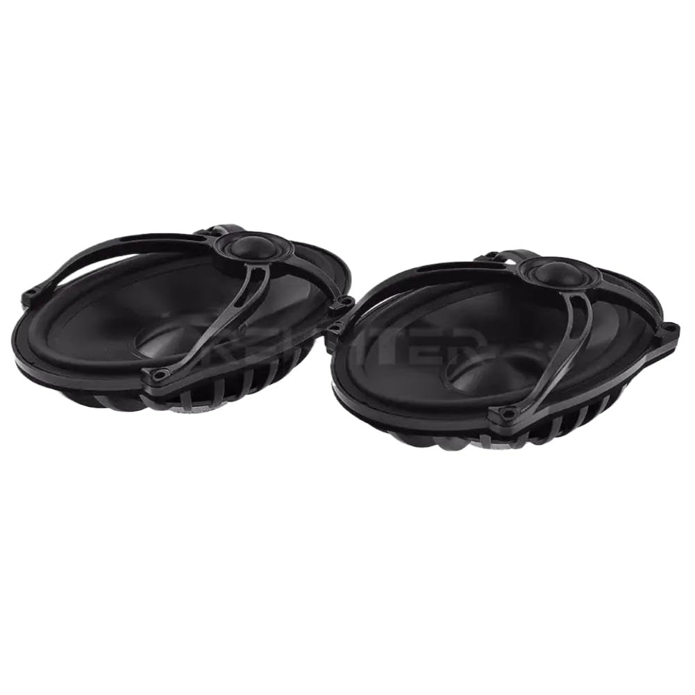 Haut-parleurs de Couvercle de Sacoche de Moto 5 Pouces par 7 Pouces compatibles avec Touring Road King Electra Street CVO FLHT FLTR FLHR 1994 à 2022