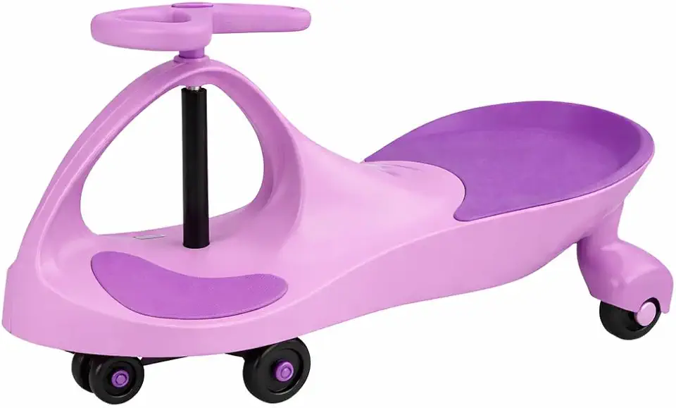 Carrinho Rolimã Infantil Gira Gira Volante Ergonômico e Assento Confortável, Antiderrapante (ROXO)