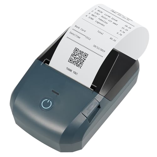 Image of Mini Portable Thermal Receipt Printer 203dpi HighSpeed Wireless BT USB Connection for Small Business Restaurant