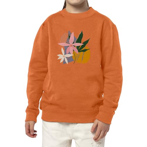 Sweatshirt enfant fleurs exotiques : le pull jungle moderne et confortable - 3