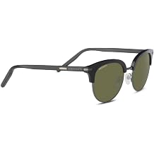 Serengeti Lela 8942 Acetate Aurora, Black/Shiny Dark Gunmetal Mineral Polarized 555nm