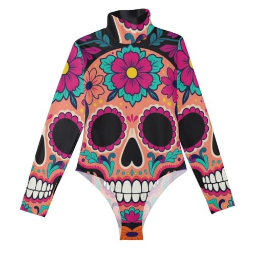 Body de manga larga para mujer floral perfecto para eventos elegantes y cenas especiales