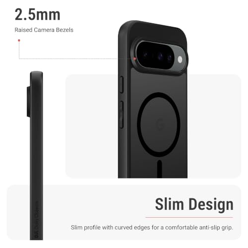 Image of DailyObjects Nimbus 2.0 Magnetic Phone Case Cover Compatible with Google Pixel 10 | Wireless Charging Slim Back Cover | 2 Layer Edge Protection & Shockproof