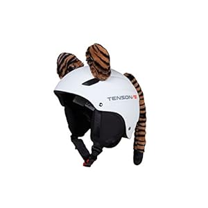 Accessori CASCO Orecchie TIGRE da applicare al casco sci moto adulti bambini