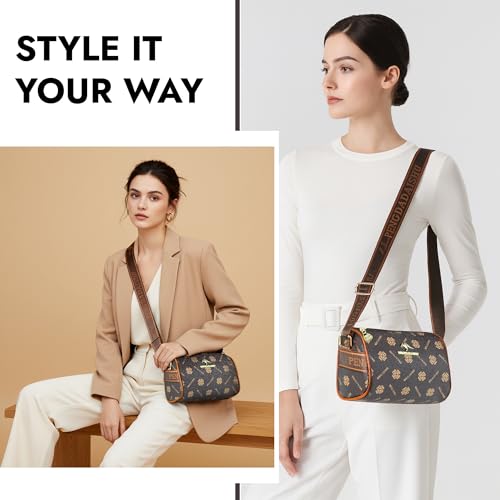 Image of Storite Women's Crossbody Sling Bag | Faux Leather | Zipper Closure | Adjustable Strap