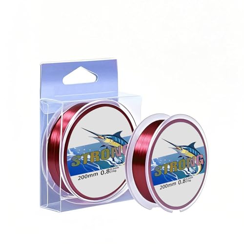 Kzouenzu Lenza Da Pesca In Nylon [200 M], Resistente Agli Strappi, Forte Carico In Nylon, Per La Pesca In Mare - 0,5 mm