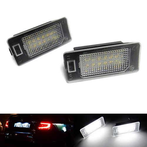 RZG 2 luces LED para matrícula de coche, color blanco, Canbus para Ateca Formentor Ibiza IV ST Fabia Kamiq Octavia Rapid Superb Yeti
