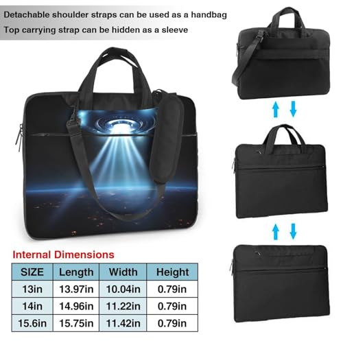 Bolsa para portátil UFO Spaceship para mujer y hombre miniatura 4