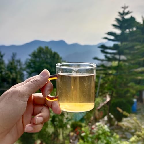 Image of Himalayan Haat Lemongrass & Chamomile Infusion - Caffeine-Free Herbal Tea Blend | Boosts Immunity, Promotes Sleep, Soothes Flu & Aids Digestion | 30g