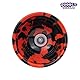 Juggle Dream Jester Diabolo Jonglierset – Kugellager Achse Profi-Diabolo mit Alu-Handstäbe und Online-Lernvideo – Jonglierspielzeug (Schwarz/Rot)