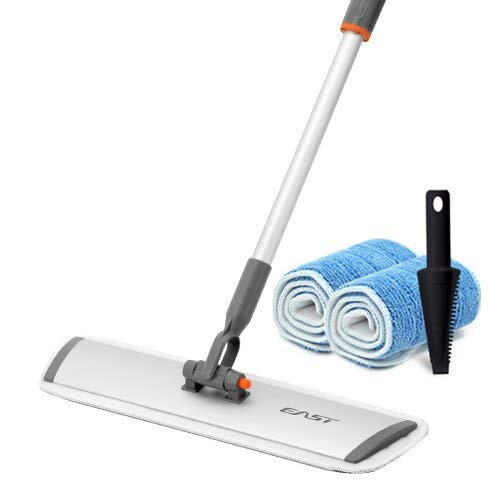 Trapeador para La Limpieza del Hogar 40 Cm Plana Telescópica Plana Paño De Microfibra Limpieza del Piso del Hogar Fregona Plana Herramientas De Limpieza