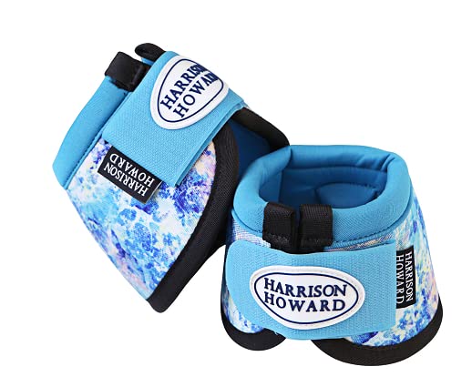 Image of Harrison Howard Horse Bell Boots Overreach Bell Boots No-Turn Bell Boots for Horse-Durable Protective Hoof Boot