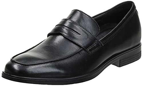 ECCO Men's Melbourne Loafer Shoe, Black, 46 M EU (12-12.5 US)