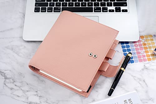 Moterm Firm Pebbled Grain Leather Beetroot Color Genuine Cowhide