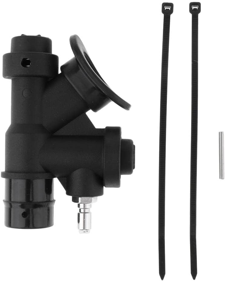 Dive Smart with Scuba Diving BCD Valve Inflator: Weight & Power Inflator for Underwater Adventure Enthusiasts, 10x7x3cm, Black