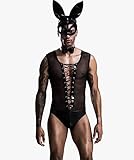 WeiDuoLuo Men's sexy underwear one-piece nightclub show gay uniforms