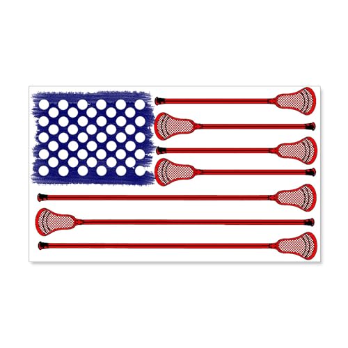 CafePress Lacrosse Americasgame 20X12 Wall Peel 20x12 Wall Decal, Vinyl Wall Peel, Reusable Wall Cling