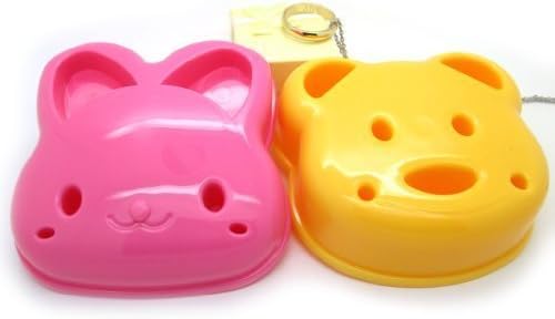 Cyqun(TM) 2Pcs Cute Bear And Rabbit Pocket Sandwich Bread Mold Mould Cutter