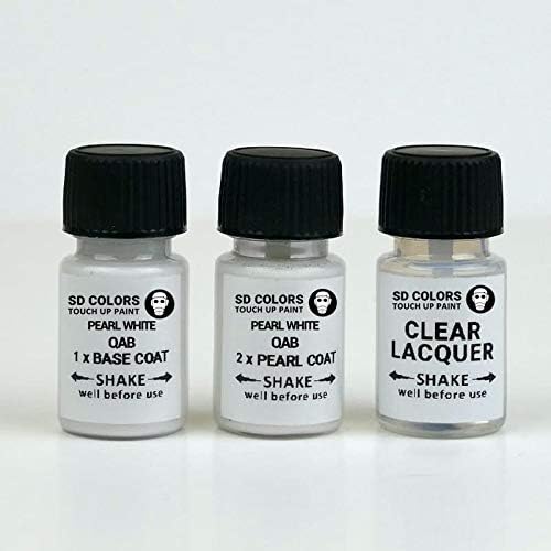 SD COLORS QAB Juego de pintura para retocar (15 ML), color blanco Amazon.es Coche y moto