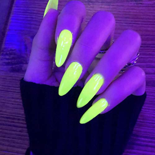 Minkissy 12 stücke farben nagel fluoreszenz pulver pigment leuchten in dunklen nagel neon kunst pulver staub 3d diy… – Bild 5