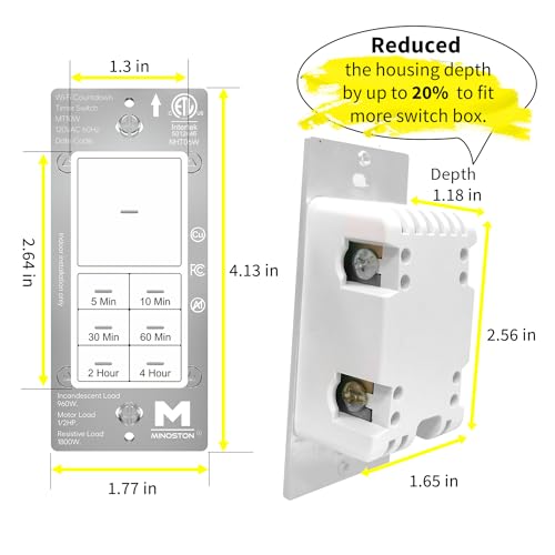 Minoston MT10W Wifi Timer Switch Smart Countdown Timer Switch thumb #8