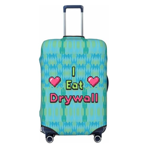I Eat Drywall Suitcase Cover,Luggage Protector Suitcase Covers For Luggage,Luggage Covers for Suitcase (Small)