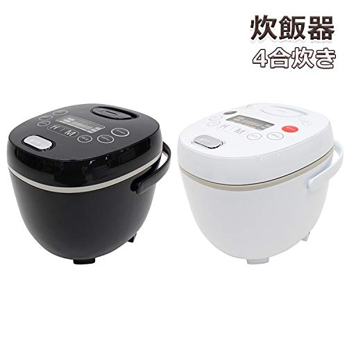 Amazon | 炊飯器 大きい操作ボタン炊飯ジャー 4合炊き ごはん おかゆ