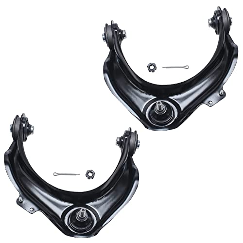 Image of Detroit Axle - 12pc Front Suspension Kit for Acura CL TL Honda Accord, 4 Upper & Lower Control Arms 2 Lower Ball Joints 2 Sway Bar Links 4 Outer & Inner Tie Rod Ends Replacement