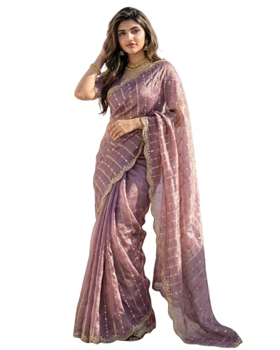 Image of Amazon Brand - Tavasya Womens Saree