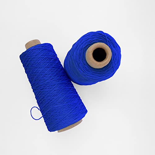 TEXTEX = Cuquillo Chain Thread. Yarn for Knitting and Crochet. Composition 100% Rayon. 1 Cone of 200grs and 600mts (Blue King) - Image 3